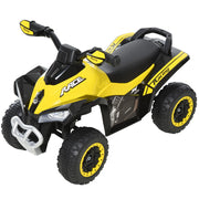 Quad Elettrico Bambini con Luci e Suoni ¨C Xylo ¨C Giallo e Nero 67,5x38x44 cm
