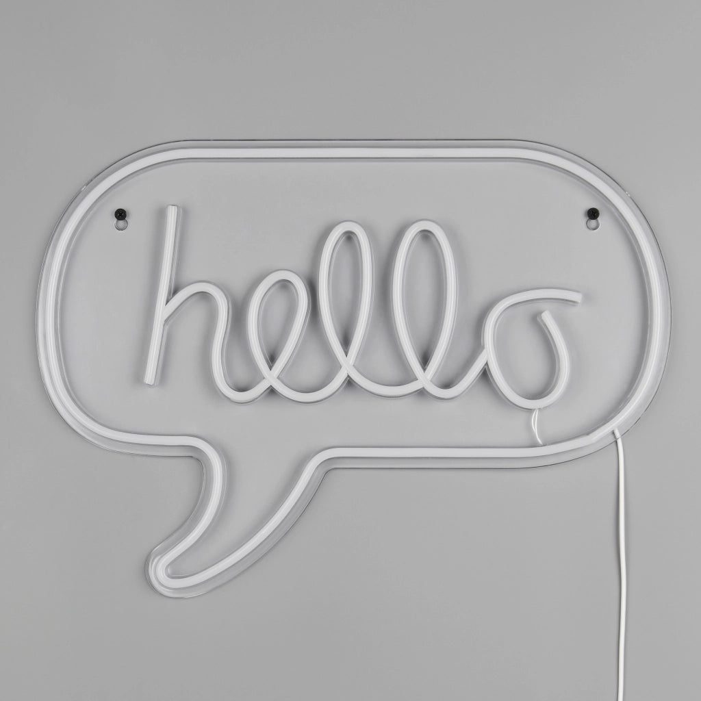 APPLIQUE LED HELLO 5W H31CM VIGNETTA