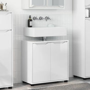 Mobile per lavabo da bagno Bianco Lucido 60 x 30 x 60 cm 888751