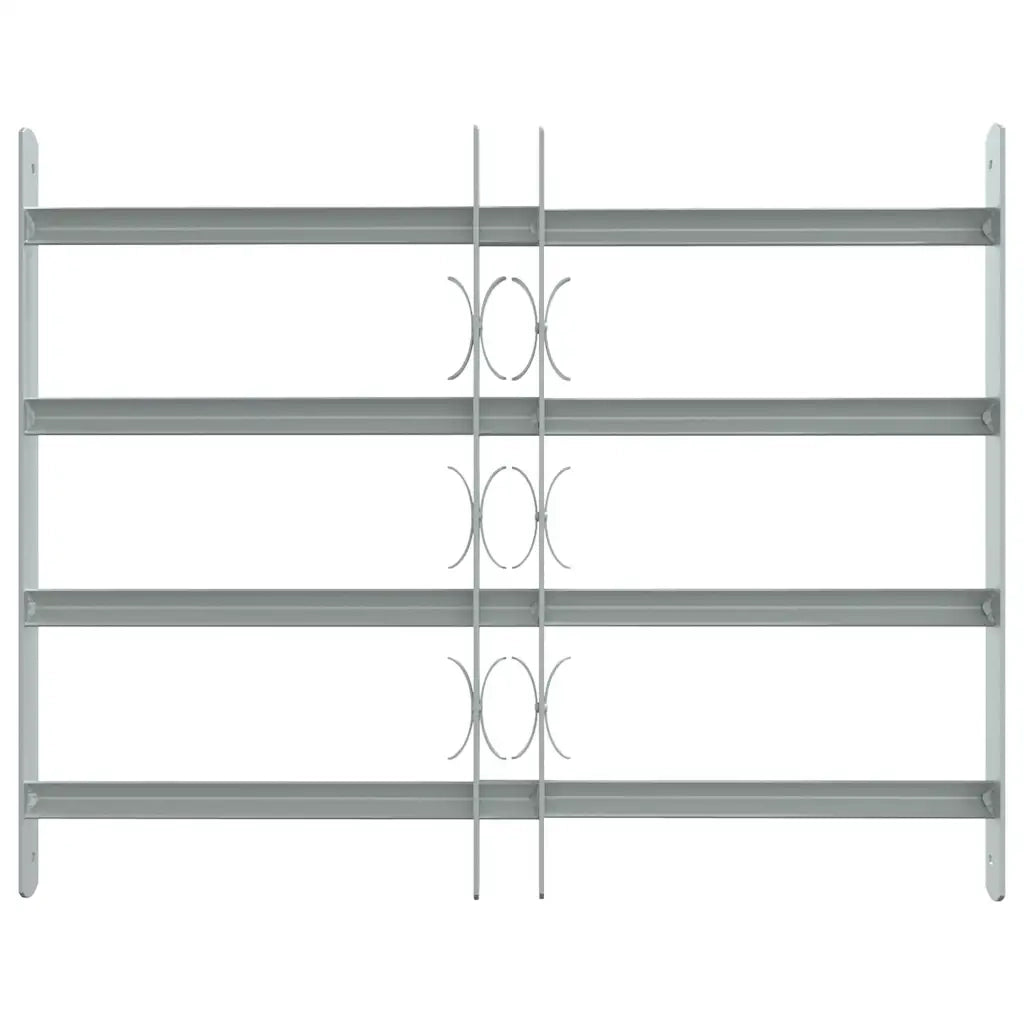 Grate per Finestre Regolabili 4 Barre Trasversali 500-650 mm 141385