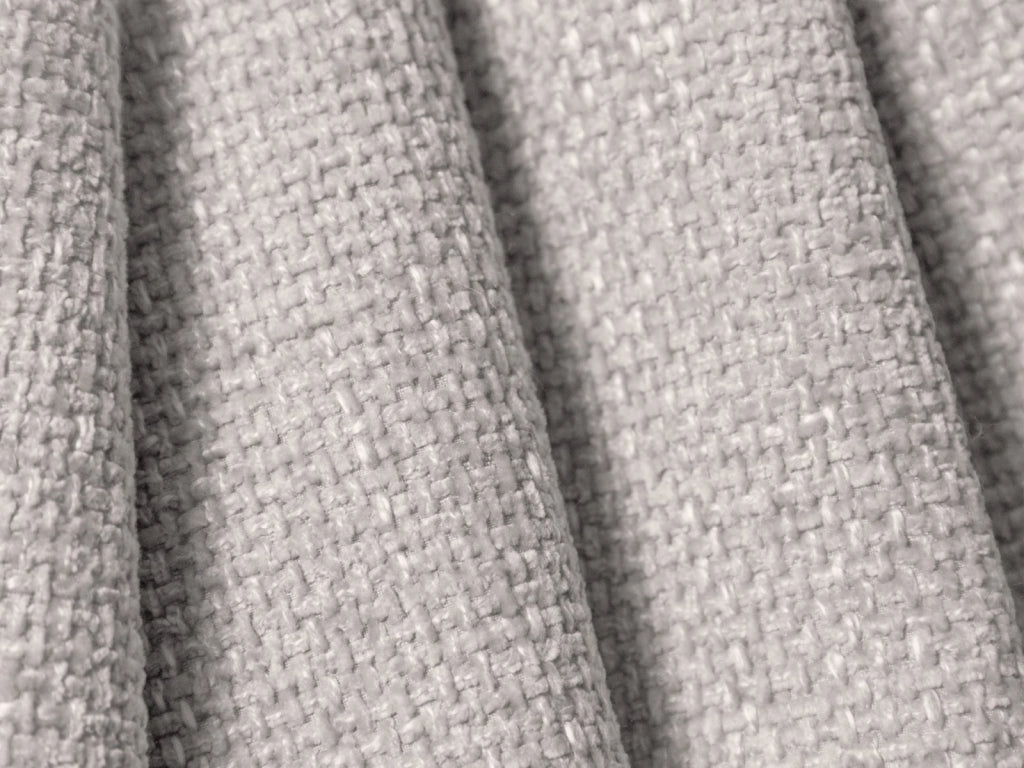 Cosmopolitan Design - Pouf "Matera" in ciniglia grigio chiaro 
