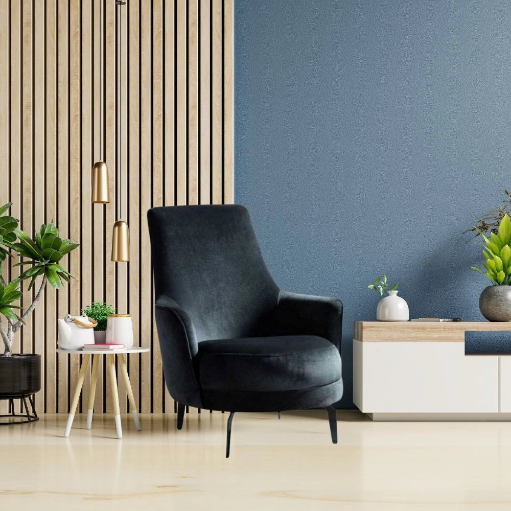 Poltrona moderna Senator colore grigio scuro
