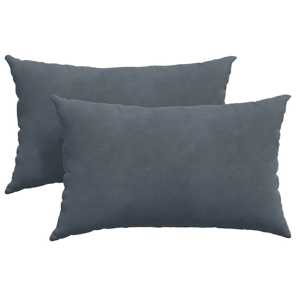 Cuscini da Divano 2 pcs Grigio scuro 50 x 30 cm 42013628