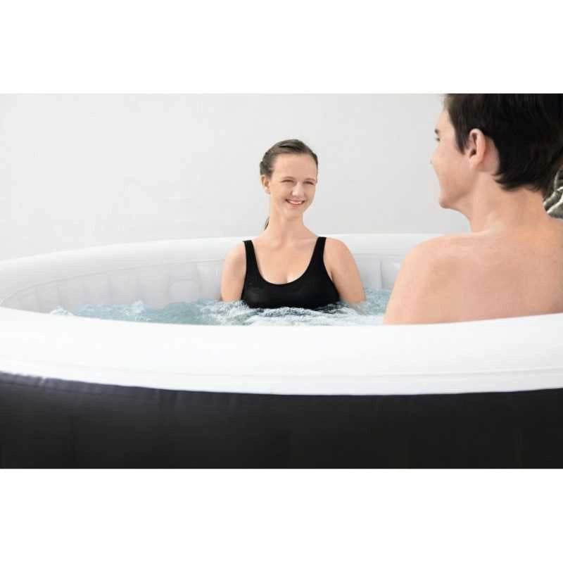 Spa gonfiabile idromassaggio da esterno 2-4 persone con pompa filtro e copertura, diametro 180 cm altezza 66 cm temperatura 40°C - Bestway