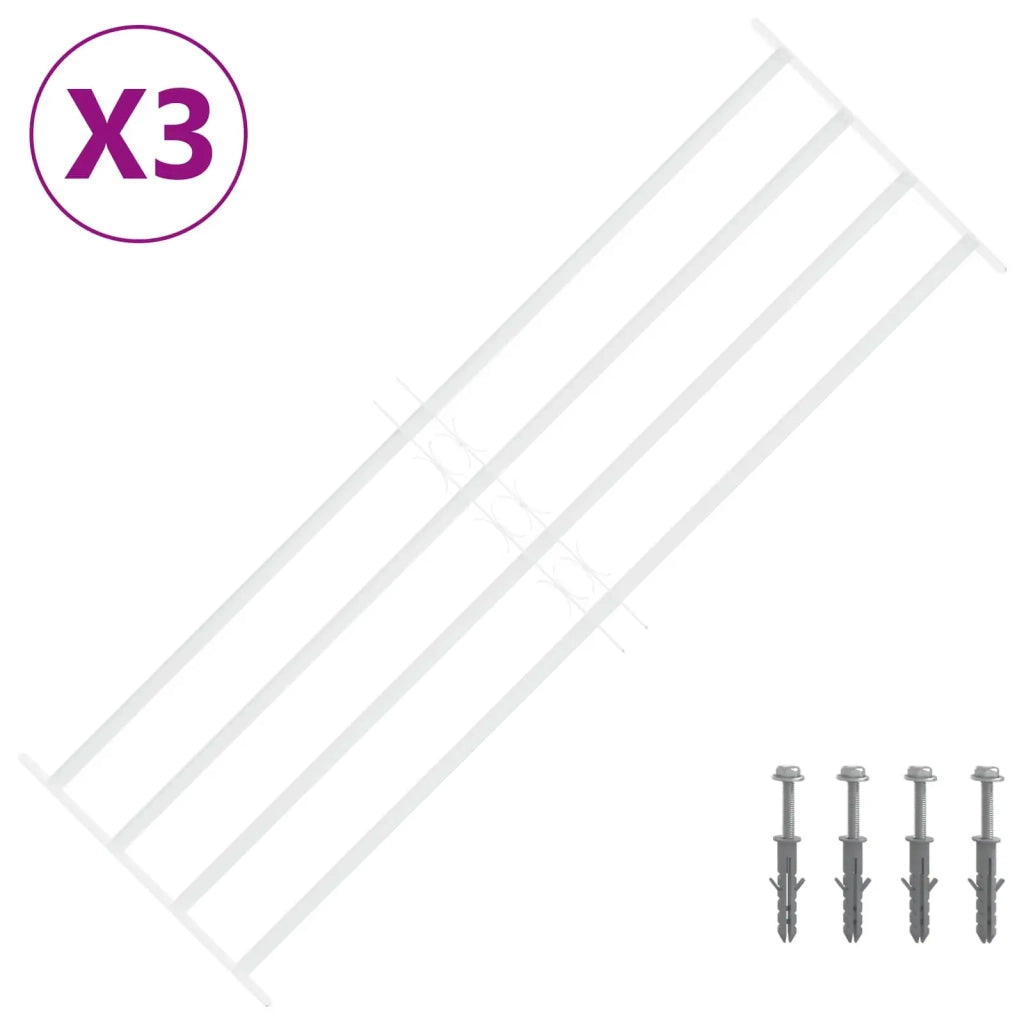 Griglia di sicurezza per finestre con 4 barre trasversali 3 pcs 42031308