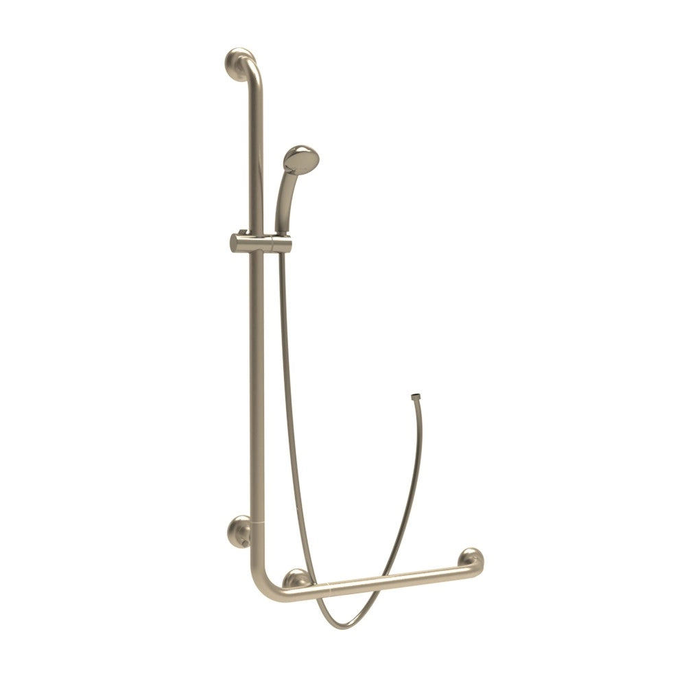 Goman maniglia angolare e verticale inox satinato