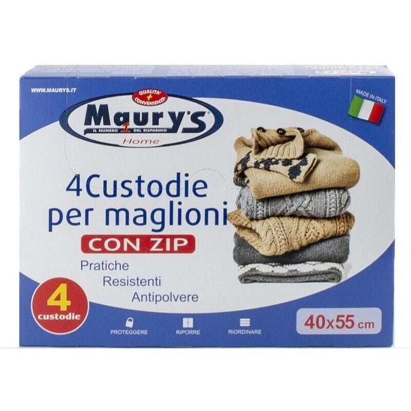 MAURY'S SET 6 CONFEZIONI DI CUSTODIE PER INDUMENTI
