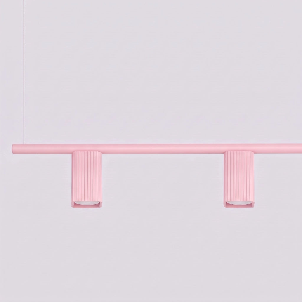 Lampadario RAYO 4 rosa