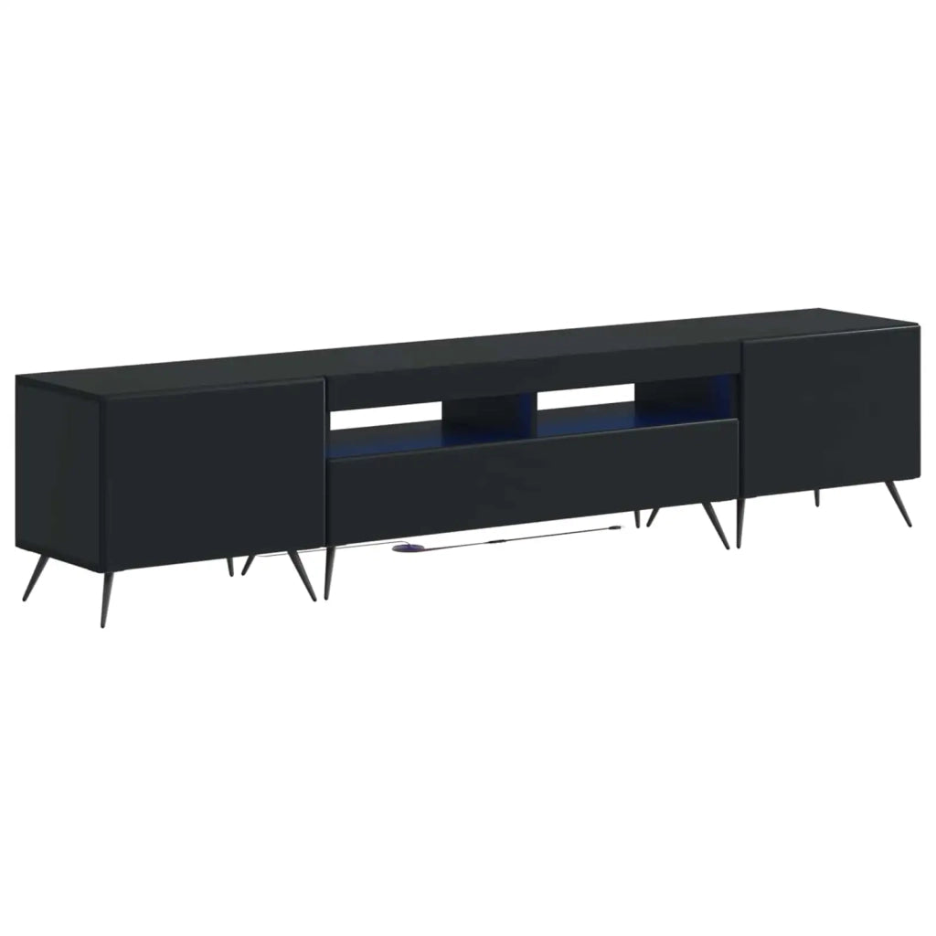 Mobile TV LED BREDA 3 pz Nero Legno ingegnerizzato 3416918