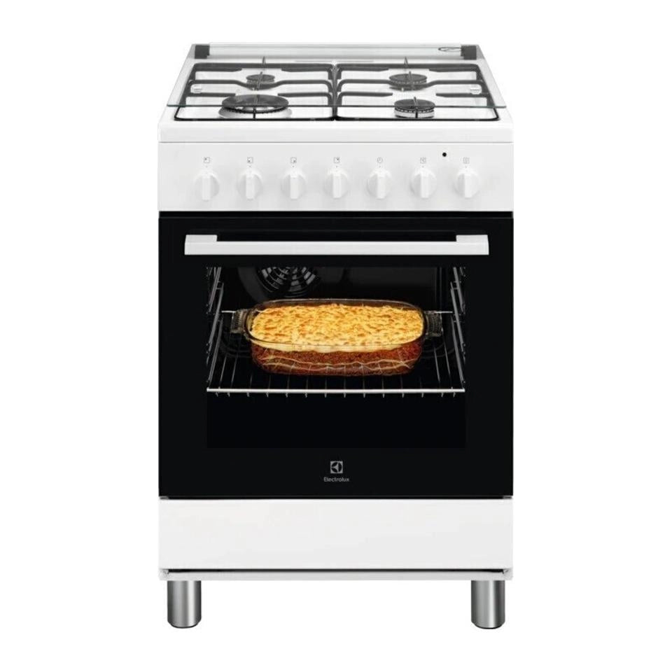 Electrolux LKK620000 LKK620000W Cucina A Gas Con Forno Elettrico Bianco