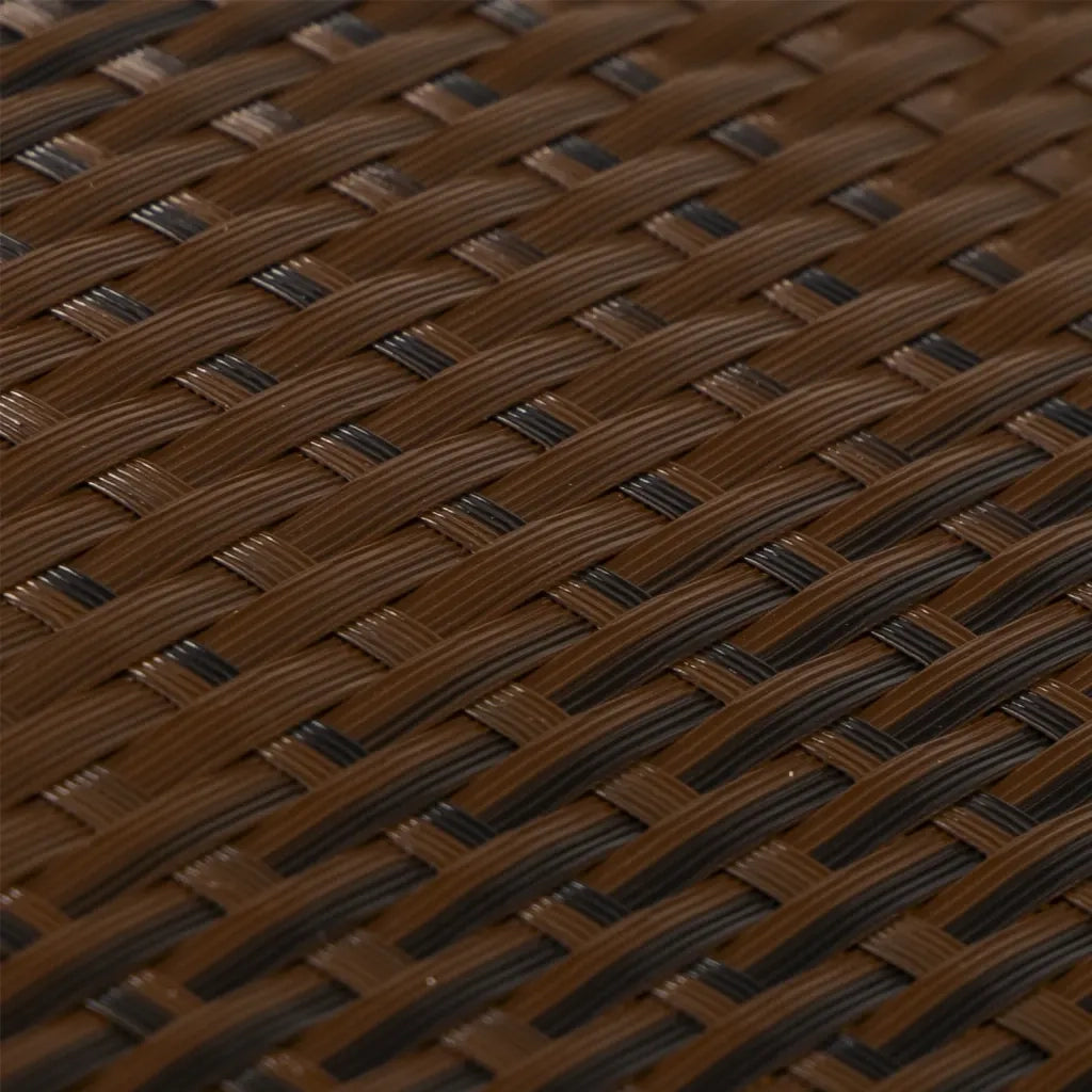 Schermo da balcone | Paravento da Balcone Marrone e Nero 300x90 cm in Polyrattan
