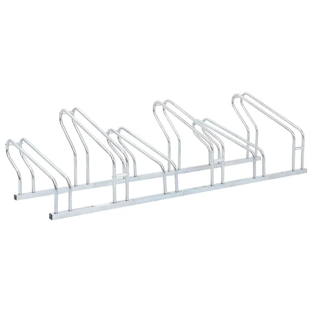 Supporto per 6 Bici da Pavimento Autoportante Acciaio Zincato 4005577
