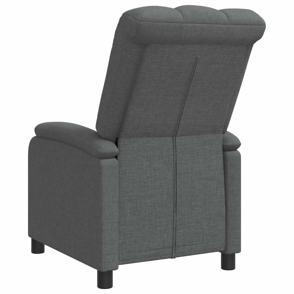Poltrona reclinabile Grigio Scuro Tessuto 42034958