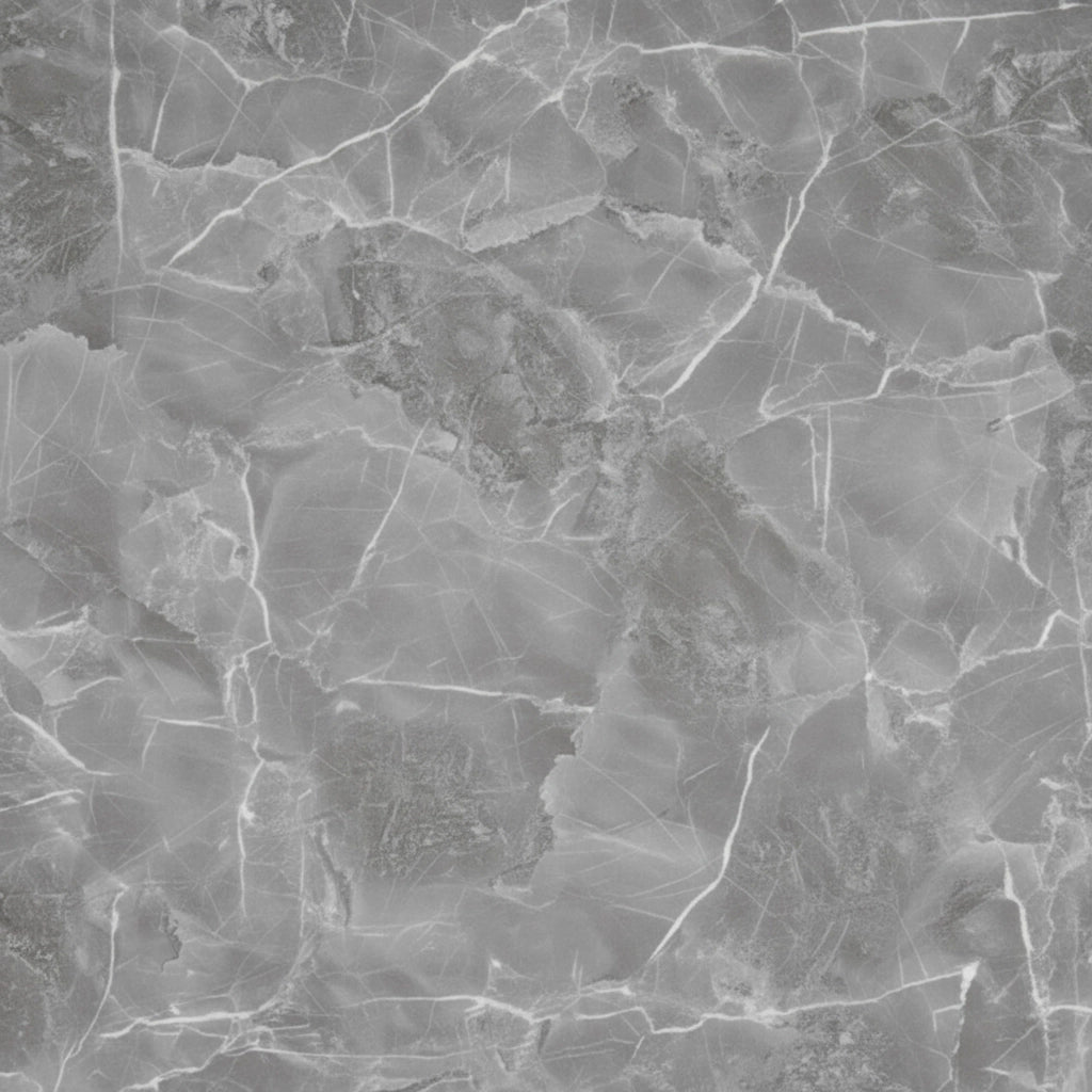 Oviala - Piano tavolo quadrato laminato 60 x 60 cm marmo grigio