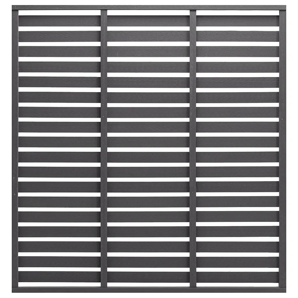 Pannello di Recinzione in WPC 180x180 cm Grigio 318110