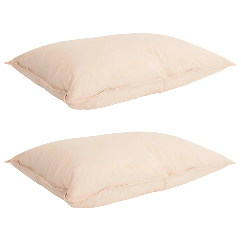 Set di Piumoni 2 pz 155 x 220 cm Tutte le stagioni Beige 3431904