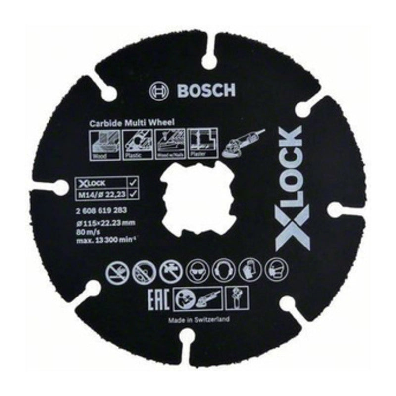 BOSCH-A DISCO UNIVERSALE CARBIDE XLOCK 115 MM