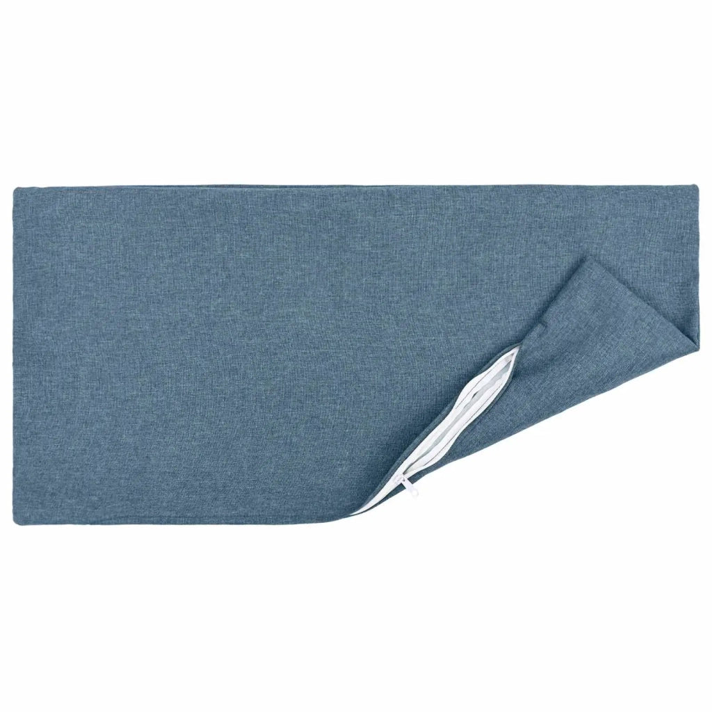 Cuscino con cuscino HEERLEN 2 pz Blu jeans Tessuto 927537
