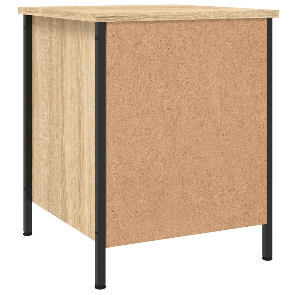 Comodino Rovere Sonoma 40x42x50 cm in Legno Multistrato 825935