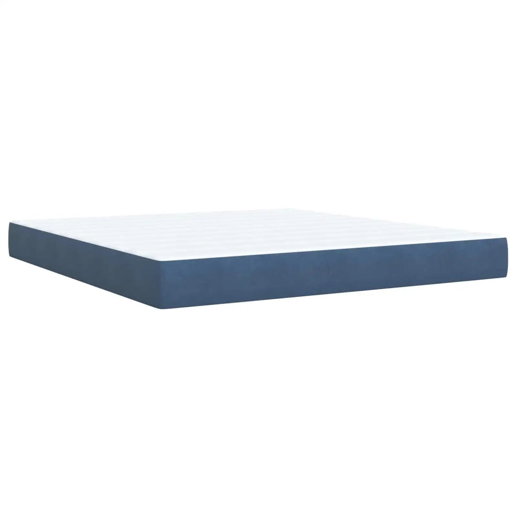 Letto con Contenitore Blu Scuro 180 x 200 cm Velluto 3458767