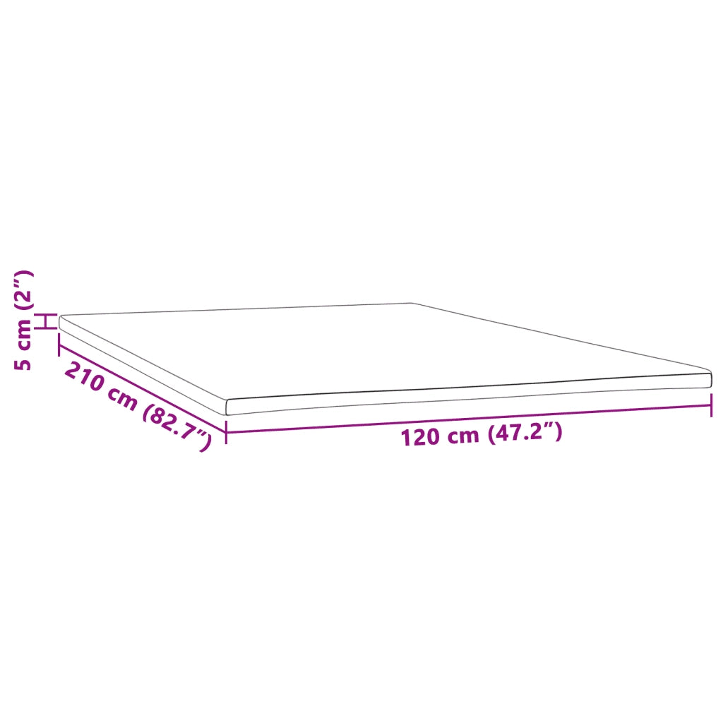 Coprimaterasso-Fodera per Materasso 120x210x5 cm