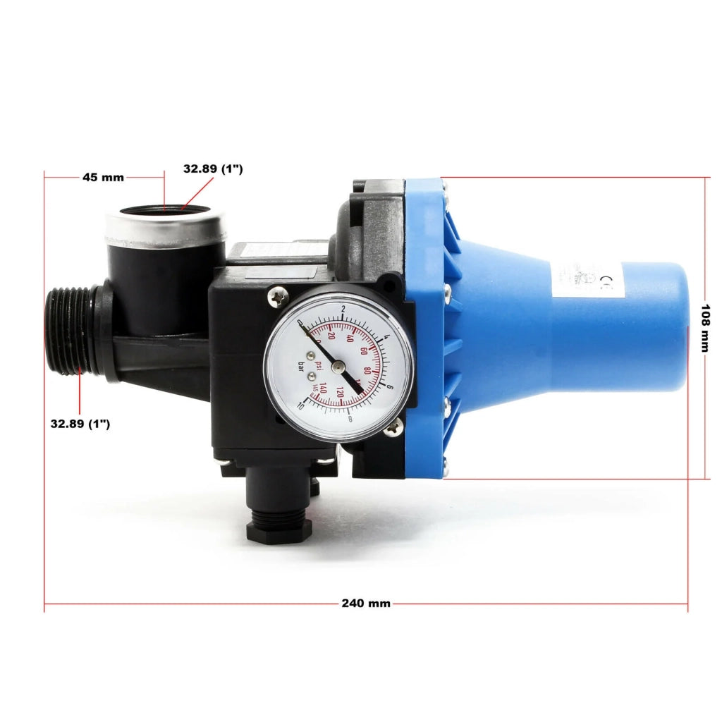 Pressostato con cavo skd-3 230v monofase pompa domestica controllo pozzo 16_0000466