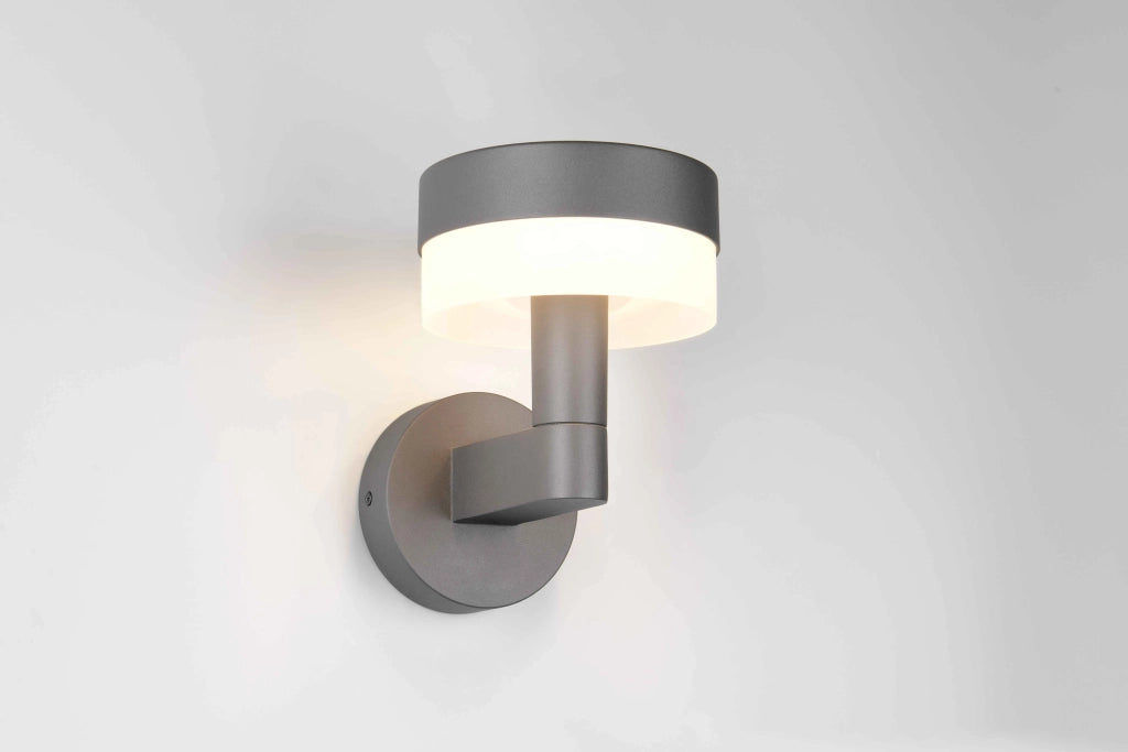 Applique da esterno LED, alluminio, antracite, H 23 cm, Mackenzie