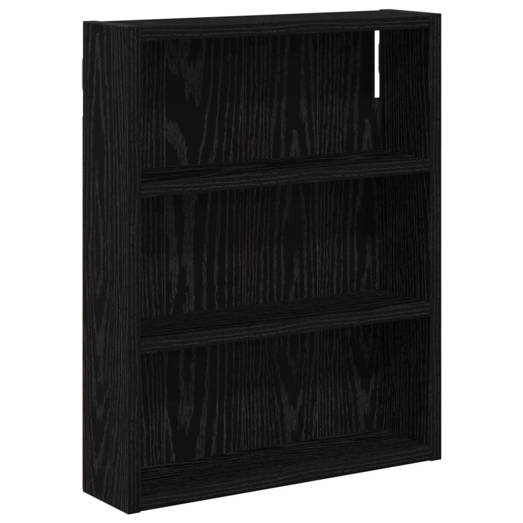 Armoire murale de salle de bain Chêne noir 40 x 10 x 50 cm