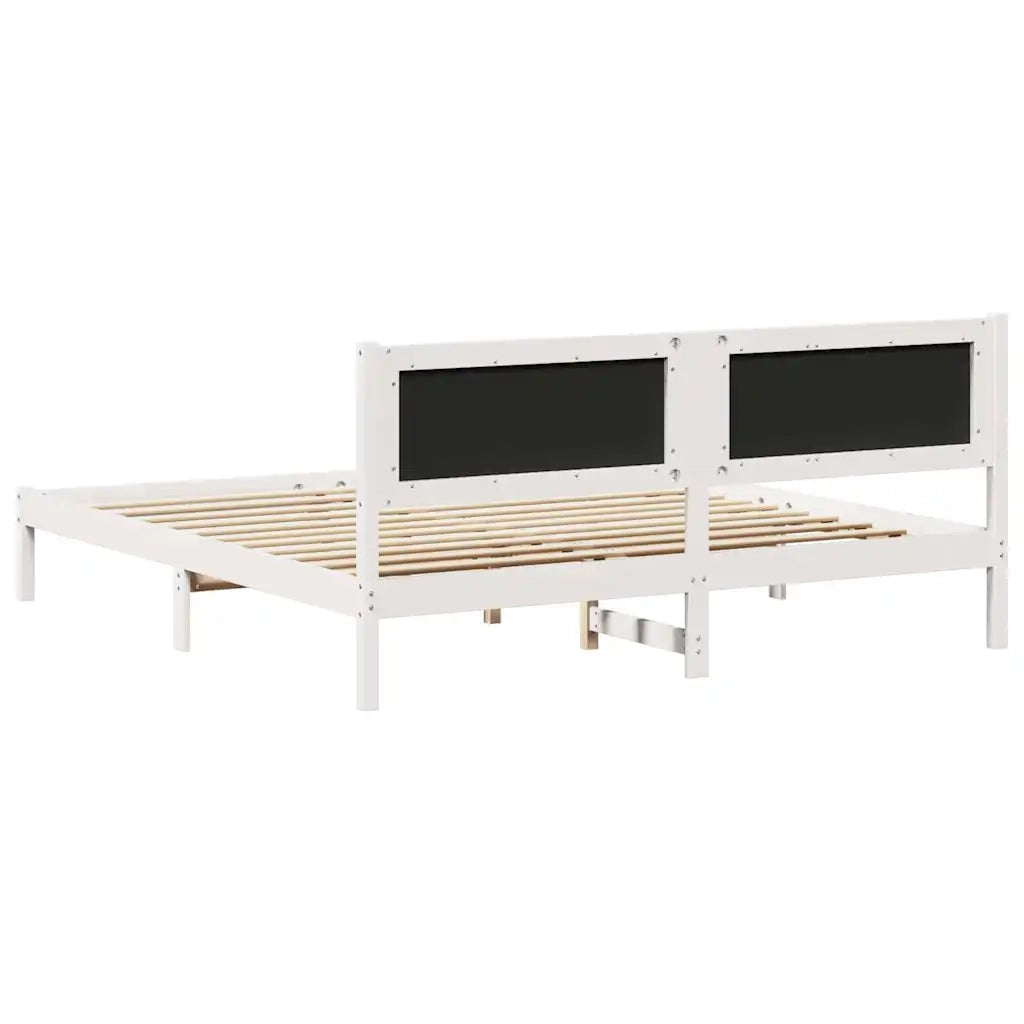 Letto matrimoniale | Letto per adulti | Struttura del letto Grigio chiaro 200 x 200 cm Pino massello