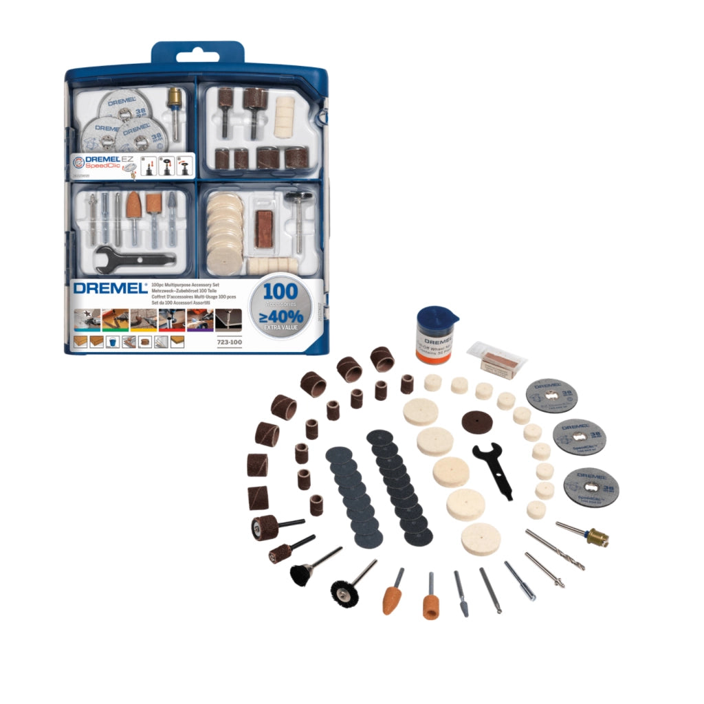 Set di accessori multiuso da 100 pezzi Dremel