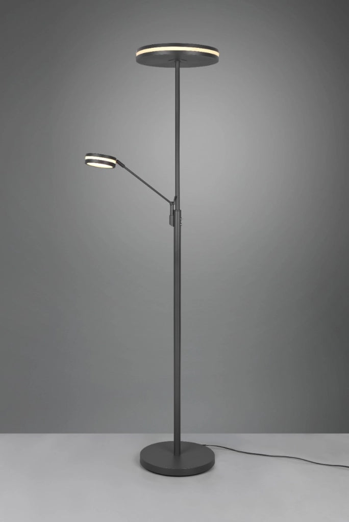 Lampada da terra LED Franklin antracite Trio 426510242