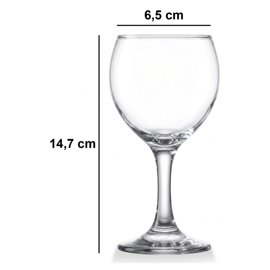 Radabali, Bicchieri set da 6 210 ml, Trasparente