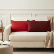Cuscino con cuscino HEERLEN 2 pz Rosso Tessuto 925285