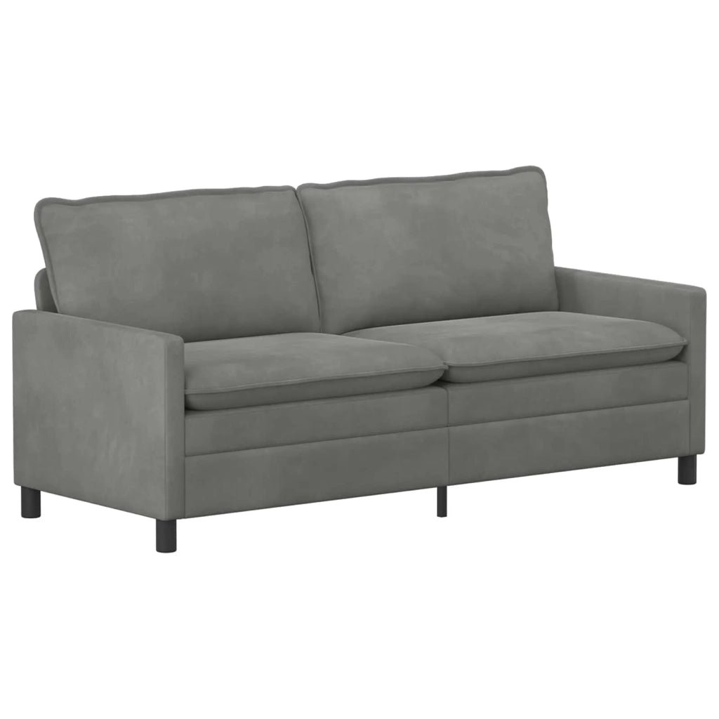 Set di divani 2 pcs Grigio Scuro Velluto 3417146