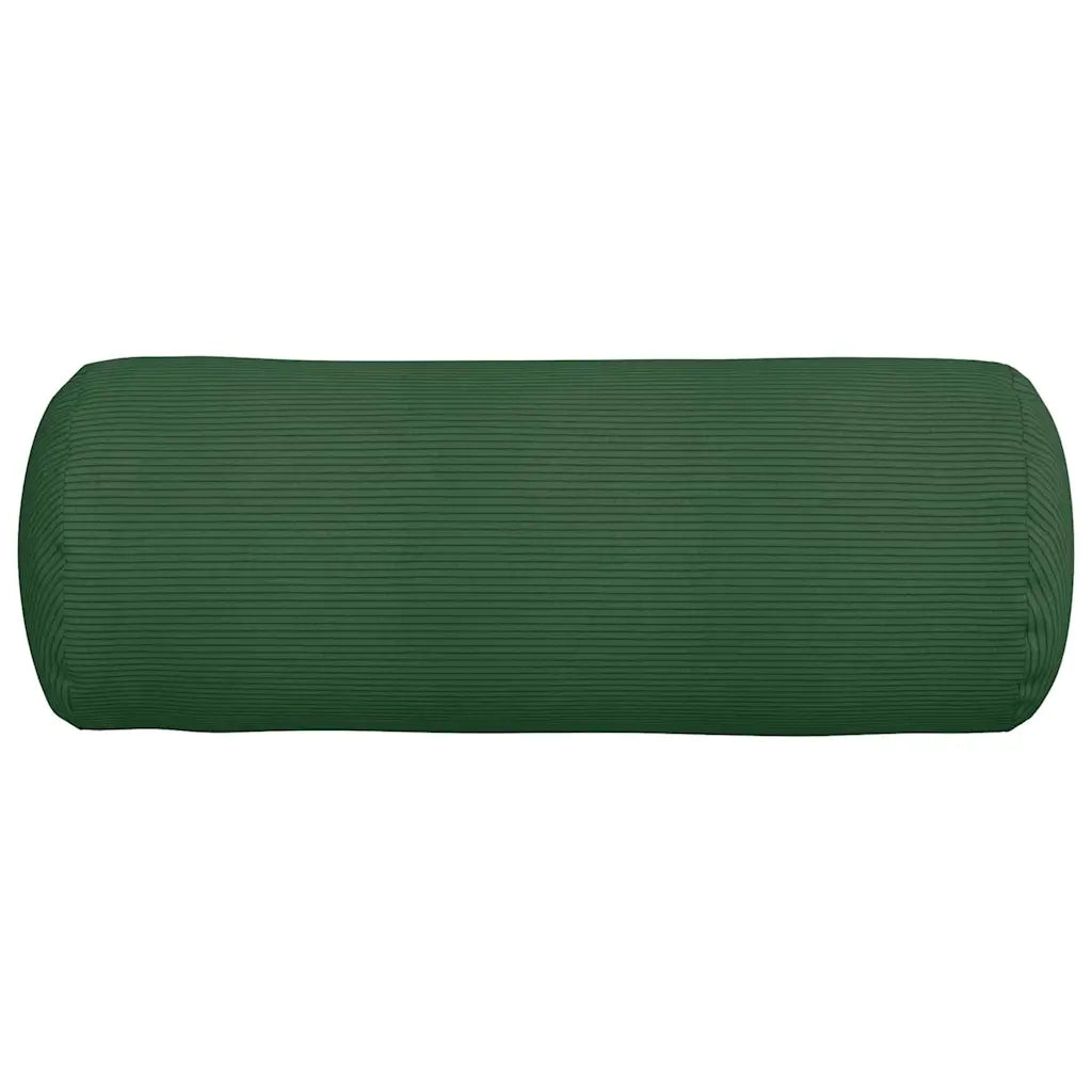 Cuscini a rullo 2 pcs Verde Scuro Ø 25 x 70 cm Tessuto in Cords 42014351