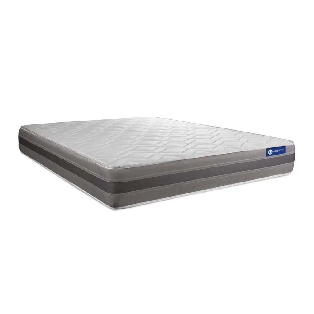 Kit rete e materasso matrimoniale Actilatex relax 140x220cm - Spessore : 24cm - Lattice e memory foam - Moderatamente rigido