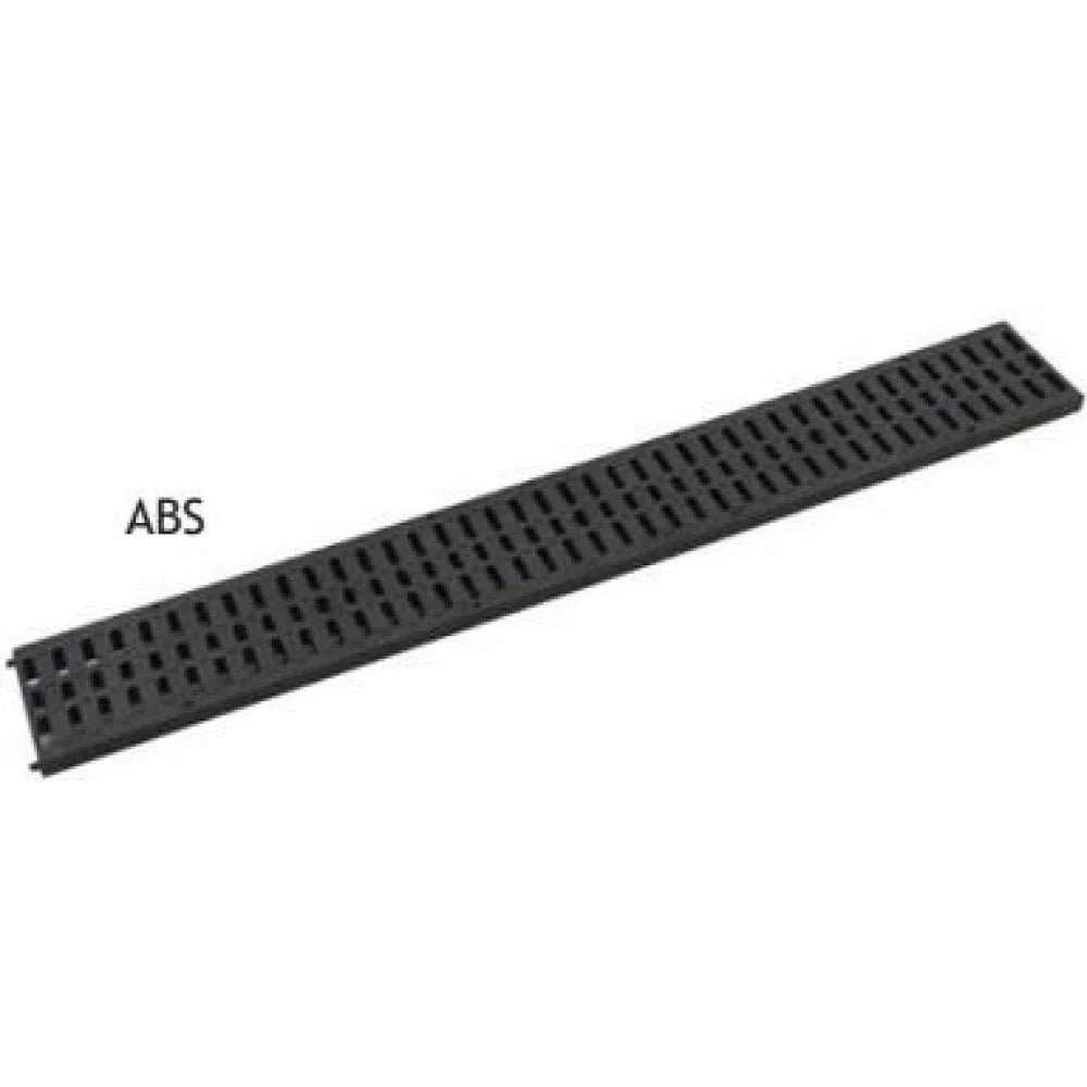 Griglia nera abs per canaletta 2 0x100 b07jdbn976