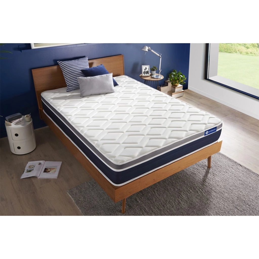 Materasso Actiflex confort 105x190cm - Spessore : 26cm - Molle insacchettate e memory foam - Moderatamente rigido