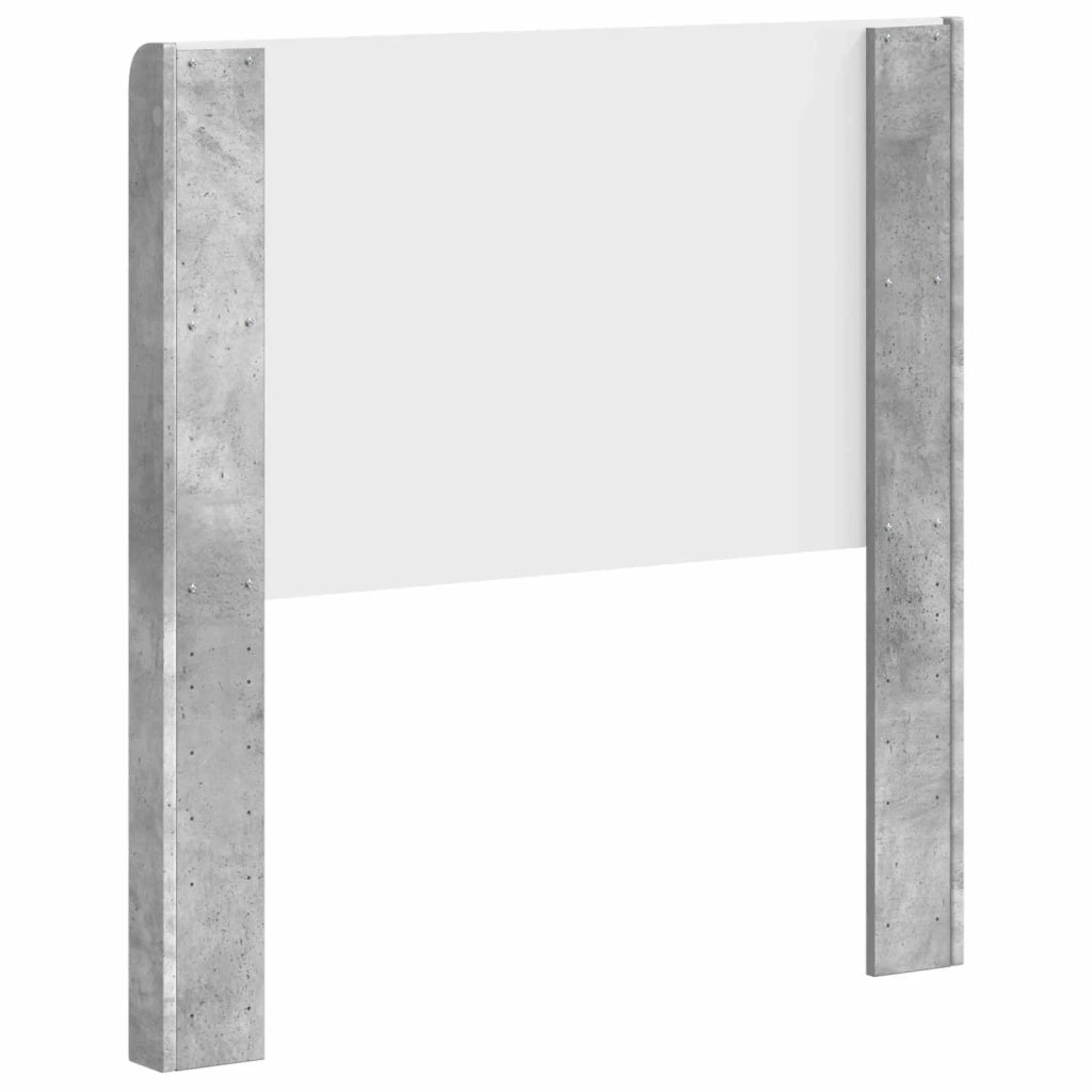 Testiera Letto Grigio Cemento Legno ingegnerizzato 889628