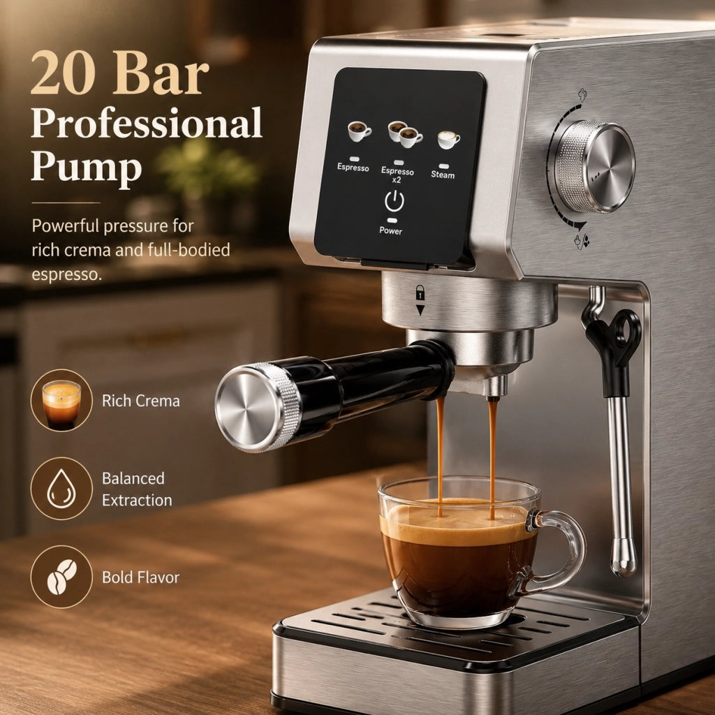 Macchina da Caff¨¨ Espresso Professionale 1350W ¨C Xylo ¨C 1.2L Touch Screen