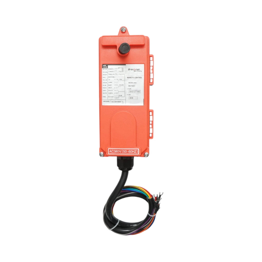 Telecomando wireless industriale AC 380V con 6 comandi IP65 Breckner Germany