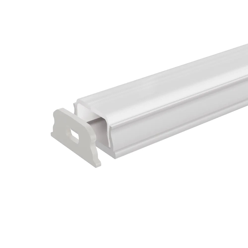 Profilo flessibile in alluminio silver 1mt per striscia led