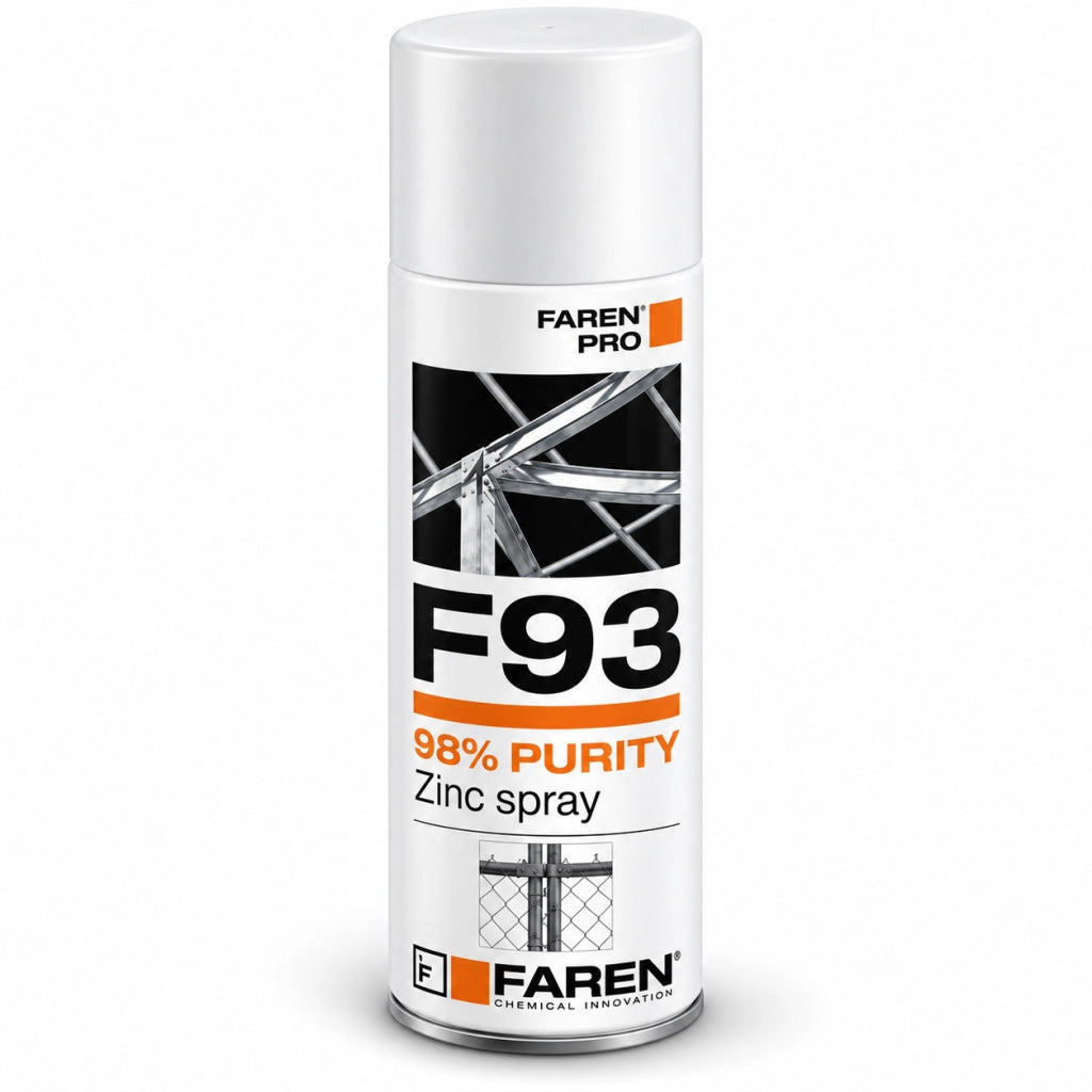 Smalto Spray Zinco F93 Faren A Freddo Chiaro Brillante 400 ml