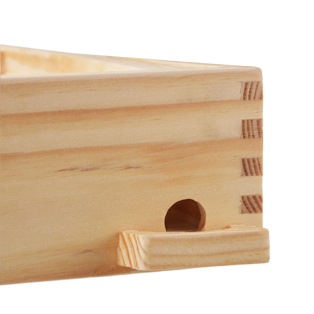 Gioco labirinto in legno per bambini 36 x 36 x 8 cm stimola abilità e destrezza design ludico in legno naturale 13_0003940