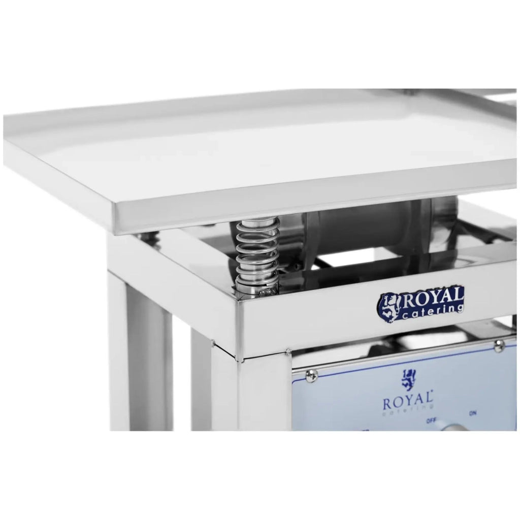 Tavolo vibrante per cioccolato acciaio inox 45 watt acciaio inox argentato 14_0010059