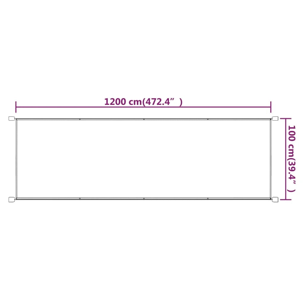 Tenda da sole verticale blu 100x1200 cm tessuto oxford 02_0007587