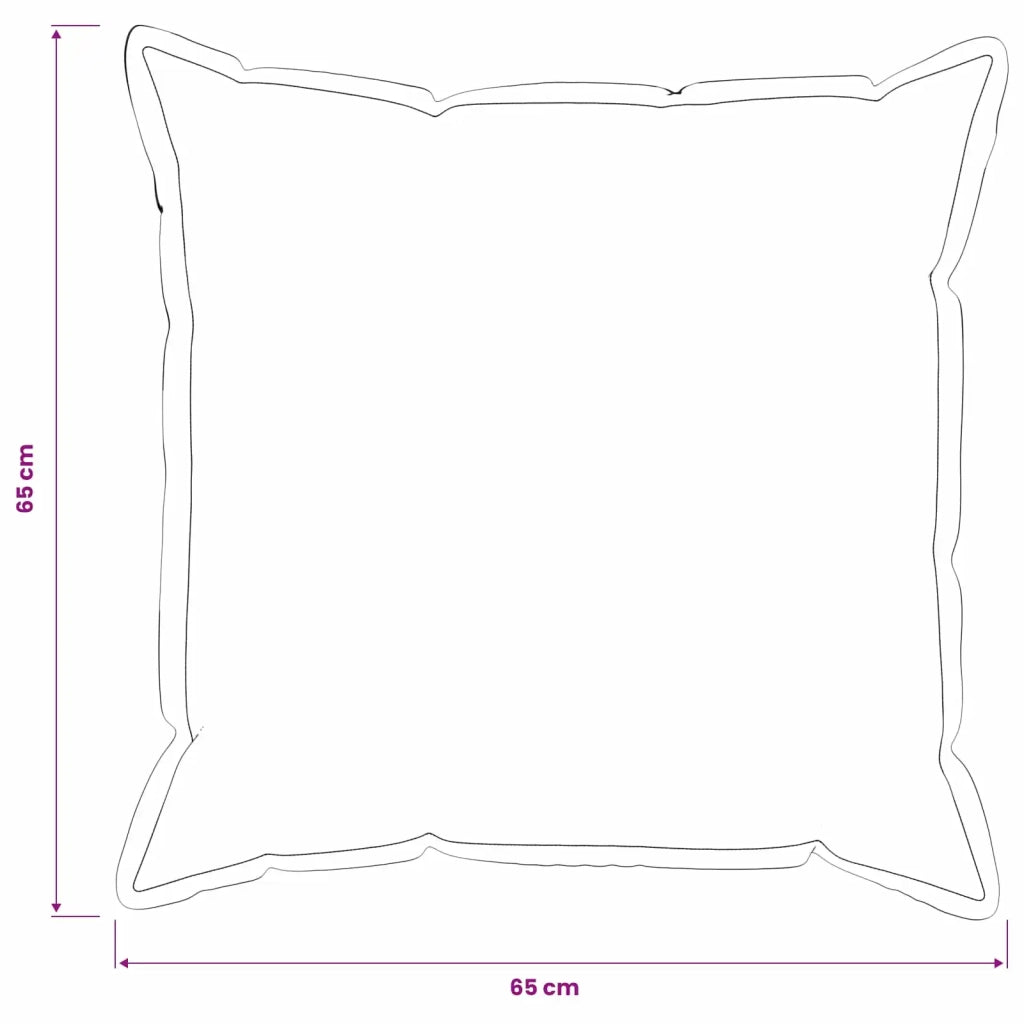 Federa 2 pcs HOUTEN Marrone 65 x 65 cm Lino 920951