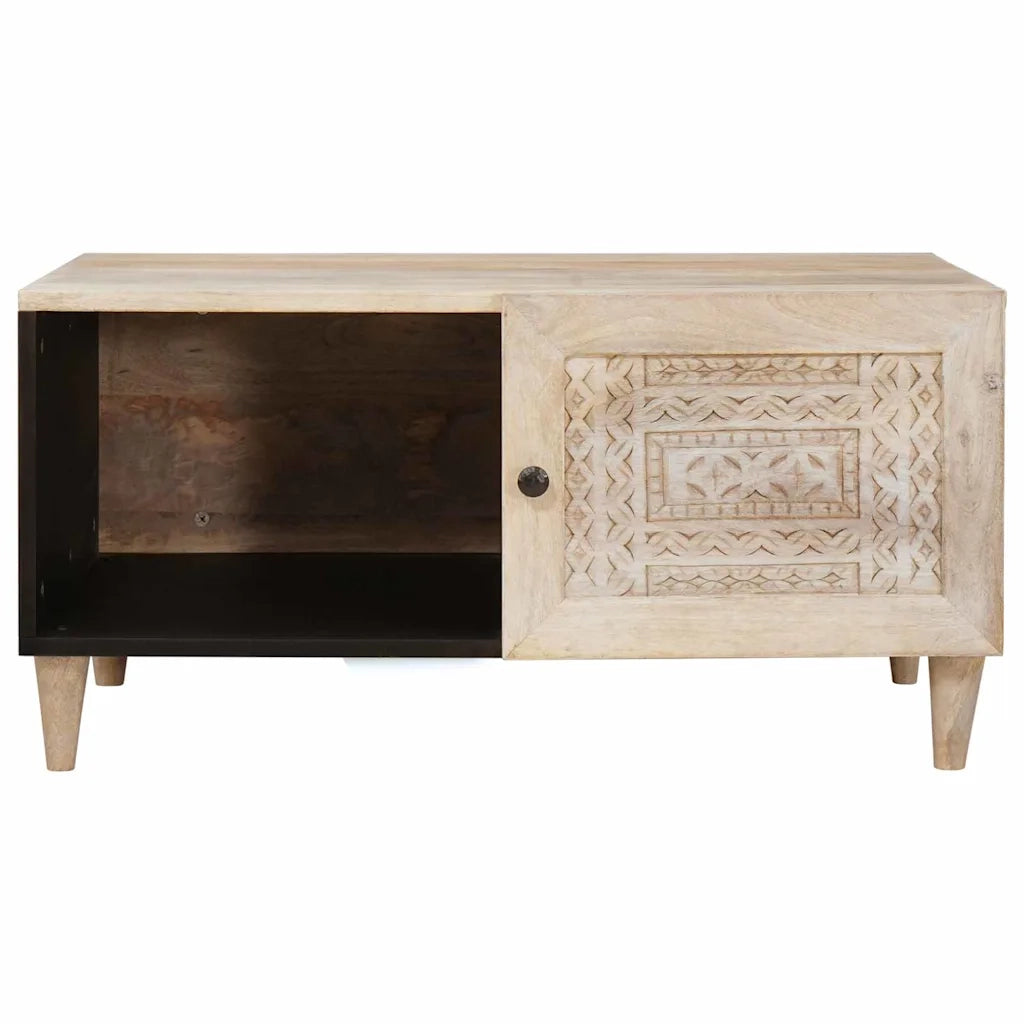 Tavolino da salotto | Tavolino da caff¨¨ | Tavolino da Soggiorno Bianco 100 x 54 x 40 cm