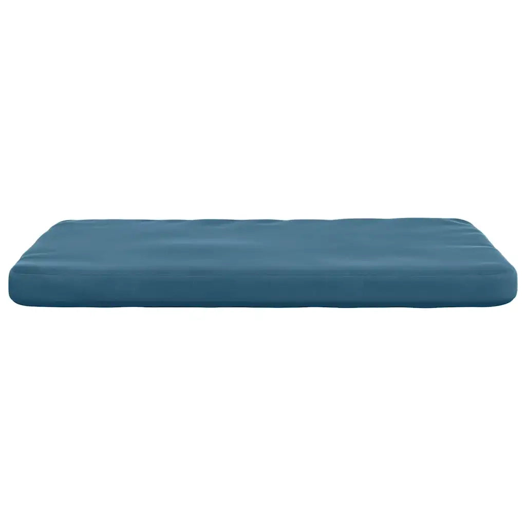Cuscini per Seduta 4 pz | Cuscini per sedie Blu 40 x 40 x 3 cm Velluto