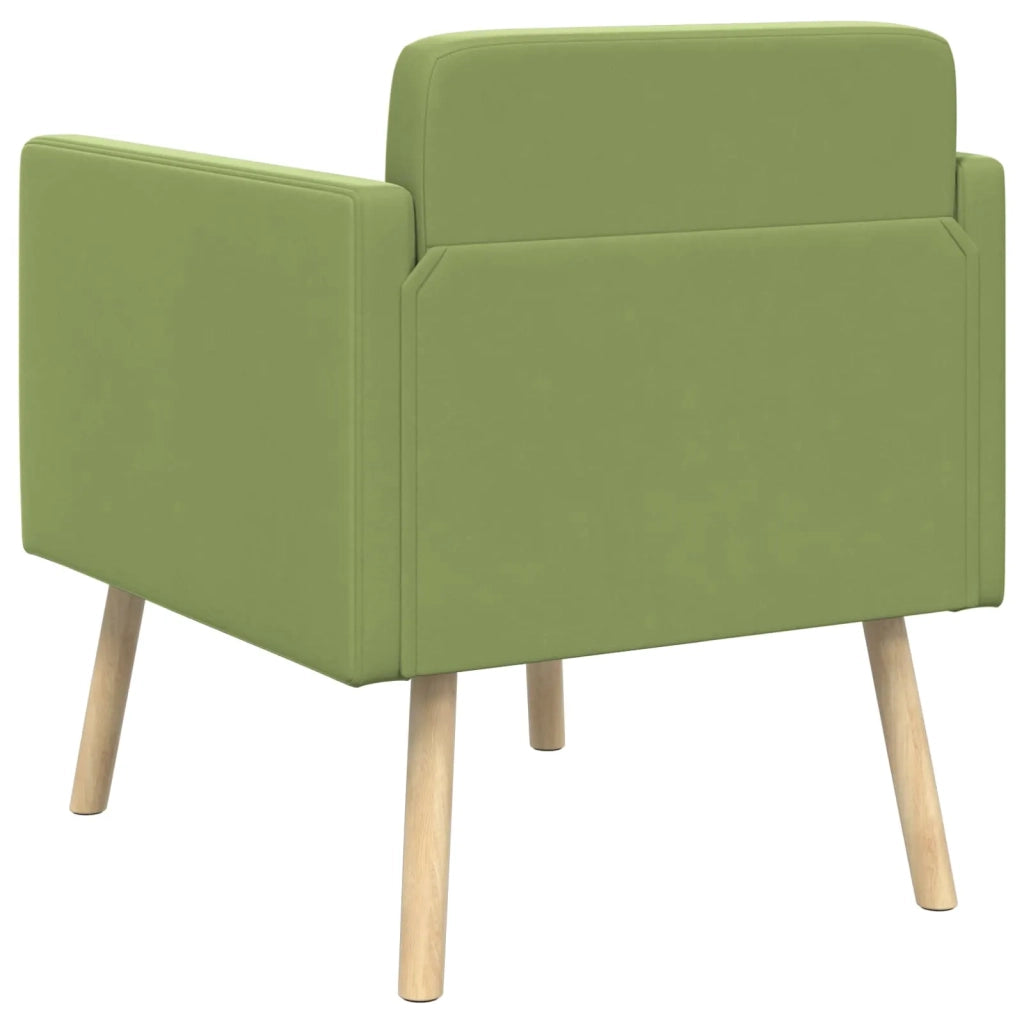 Poltrona decorativa Verde chiaro Velluto 42044798